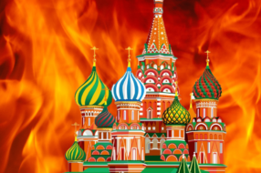 Нова марка «Укрпошти» та рецепт «кремль брюле» з рум&#8217;яною скоринкою: реакція брендів на палаючий кремль