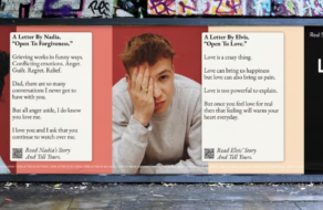 Письма людей с проблемами с психическим здоровьем разместили на билбордах в Лондоне