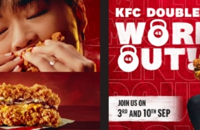 KFC Singapore заколабився з тренажерним залом