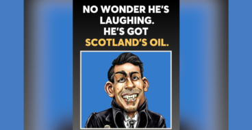 У Британії заборонили рекламу з вампіром Ріші Сунаком, який живиться нафтою