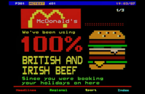 Телетекст, пейджер, старые компьютеры: McDonald&#8217;s вернул свою рекламу с 1990-х