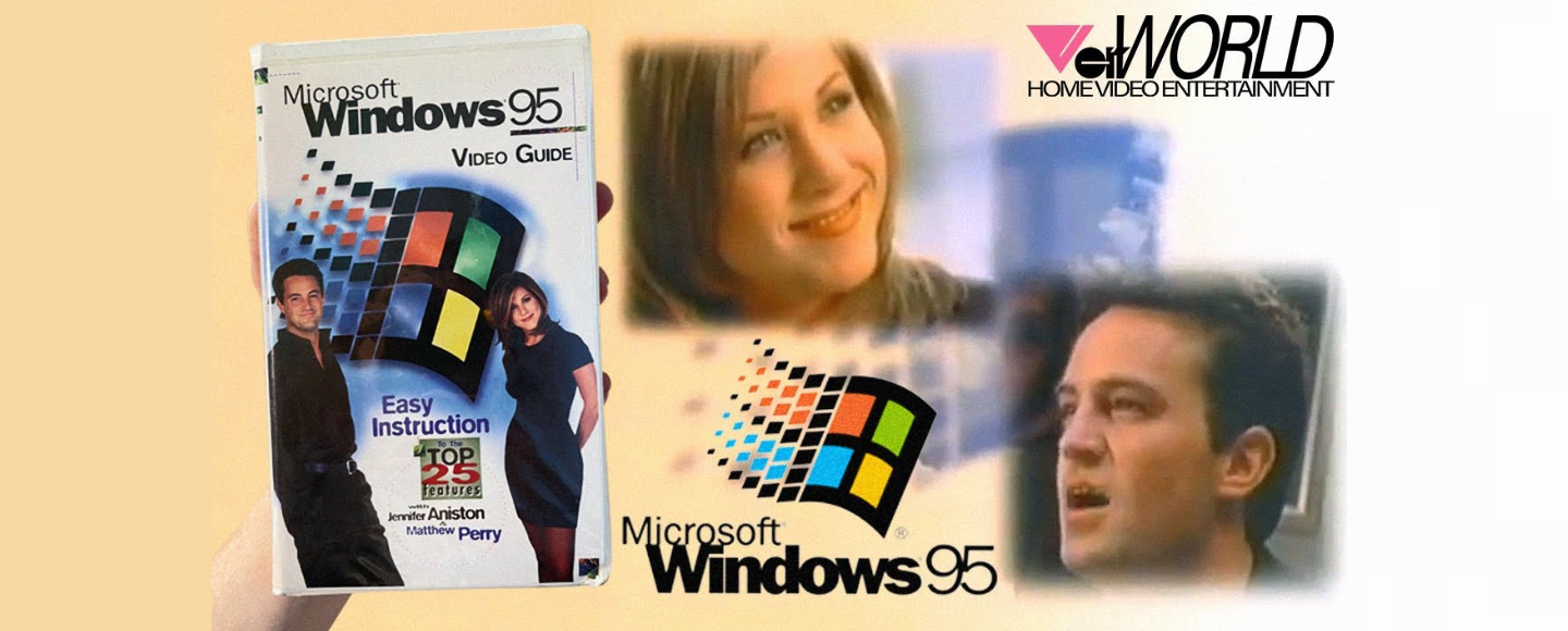 Метью Перрі та Дженніфер Еністон знялися у «кібер-ситкомі» Microsoft 1995 року