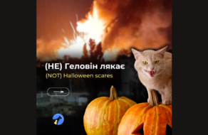Постери порівняли Геловін у світі із буденністю зоозахисників та петперентів в Україні
