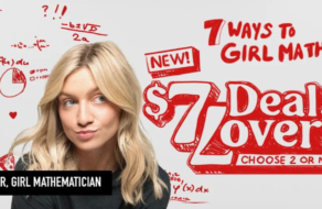 Pizza Hut использовала «девчачью математику» для рекламы своих предложений