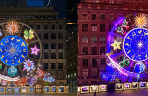 Dior создал волшебную инсталляцию в Нью-Йорке к праздничному сезону