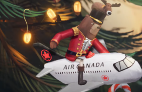 Анімаційний ролик авіакомпанії розповів історію кохання ялинкових прикрас
