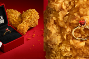 KFC створив колекцію каблучок зі смаженої курки на честь Дня закоханих