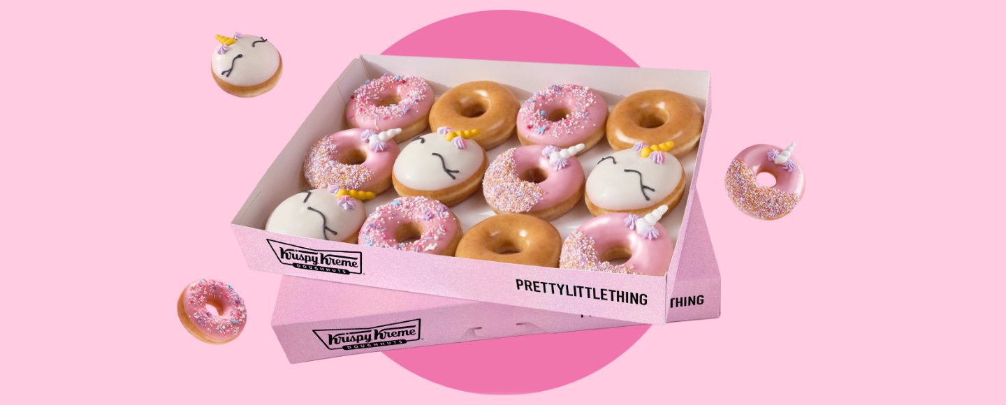 PrettyLittleThing та Krispy Kreme випустили лімітовану серію пончиків