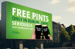 Білборди Дубліна в Огайо запросили жителів його ірландського тезки на безкоштовне пиво