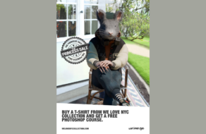 Нью-йоркская крыса воспроизвела вирусное фото Кейт Миддлтон для рекламы мерча