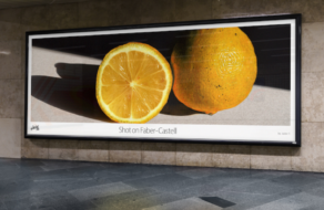Билборды Faber-Castell повторили кампанию Apple с помощью карандашей