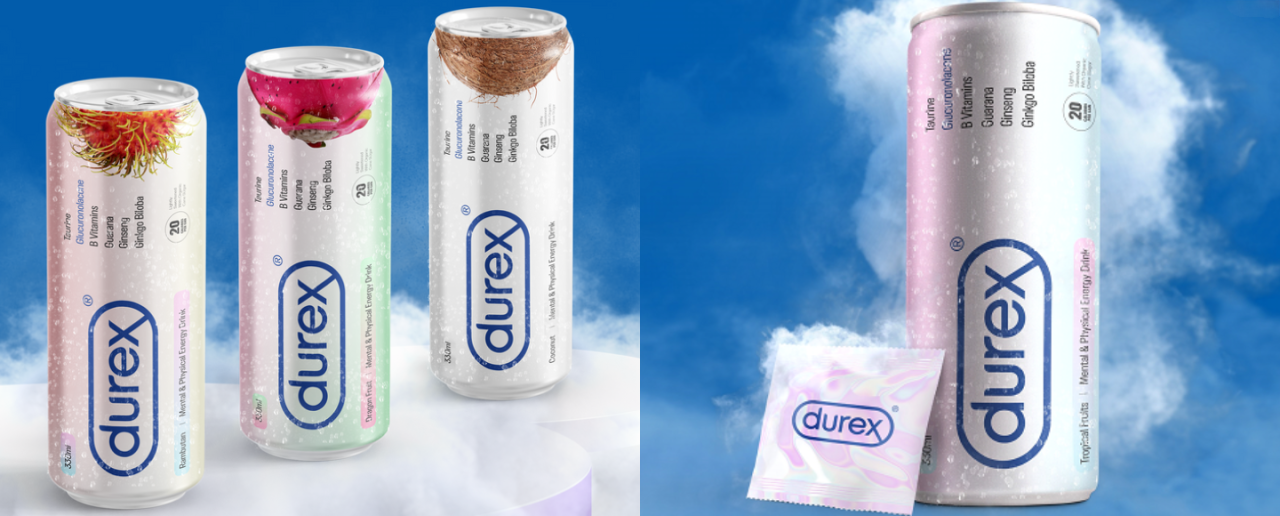 Durex представив лінійку енергетичних напоїв