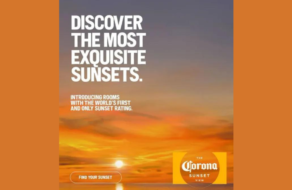 Corona представила систему оцінювання виду на захід сонця для готельних номерів