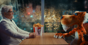 Полковник Сандерс та гепард Честер об'єднались для створення кулінарної сенсації KFC x Cheetos
