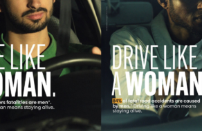 «Керуй автомобілем, як жінка»: кампанія нагадала про безпеку на дорогах