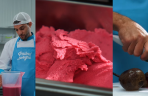 Евгений Клопотенко вместе с мастерской натурального джелато создали мороженое из борща