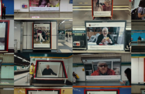 Невідома 100-річна бабуся оживила рекламу в іспанському метро
