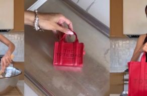 Тиктокерша «испекла» сумку тоут в рекламе Marc Jacobs