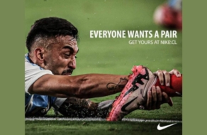 Nike превратил вирусное фото с матча Чили-Аргентина в рекламу