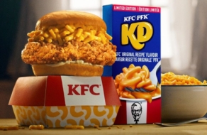 KFC и бренд макарон с сыром заколлабились для создания нового меню