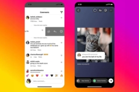 Instagram представив функцію, яка дозволяє ділитись коментарями у сториз