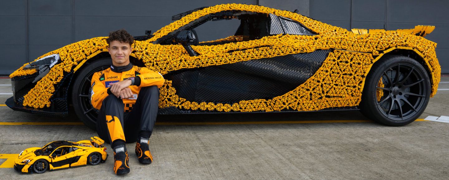 Lego воспроизвел суперкар McLaren P1 в натуральную величину