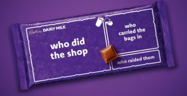 Cadbury выпустил упаковку для справедливого распределения шоколада