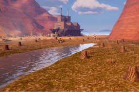 В Fortnite появилась карта без деревьев