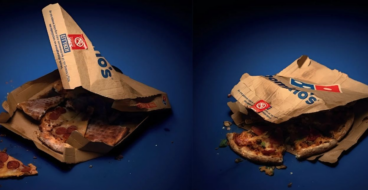 Раздавленная пицца Domino's напомнила о безопасности курьеров