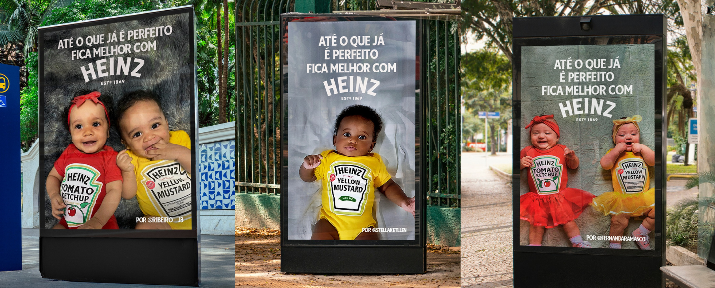 Heinz изобразил на своих бордах младенцев