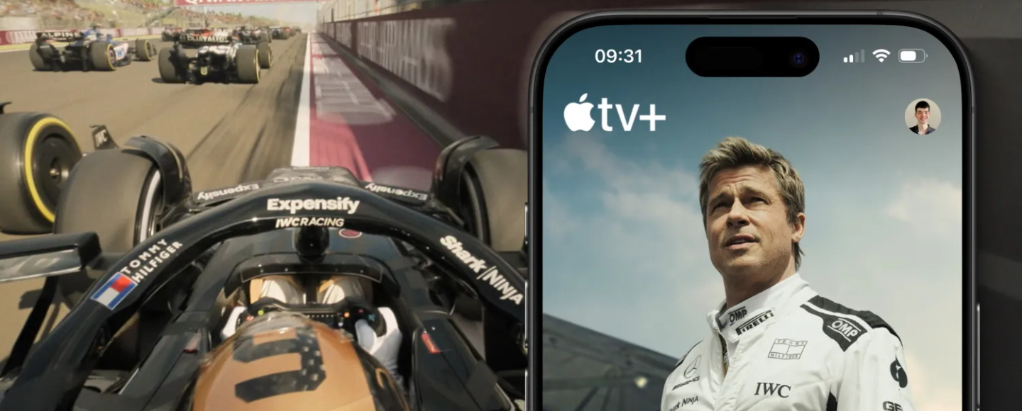 Apple випустила «тактильний» трейлер до фільму «Формула-1»