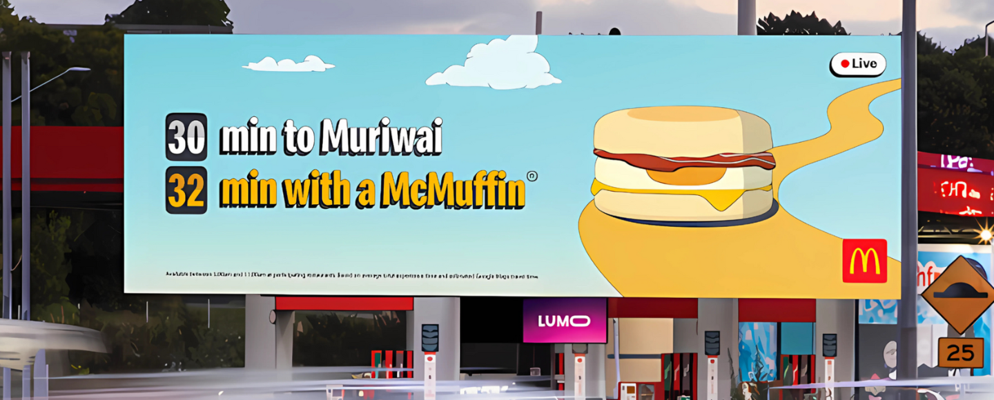 McDonald’s створив білборди, що ведуть до бургерів з точністю навігатора