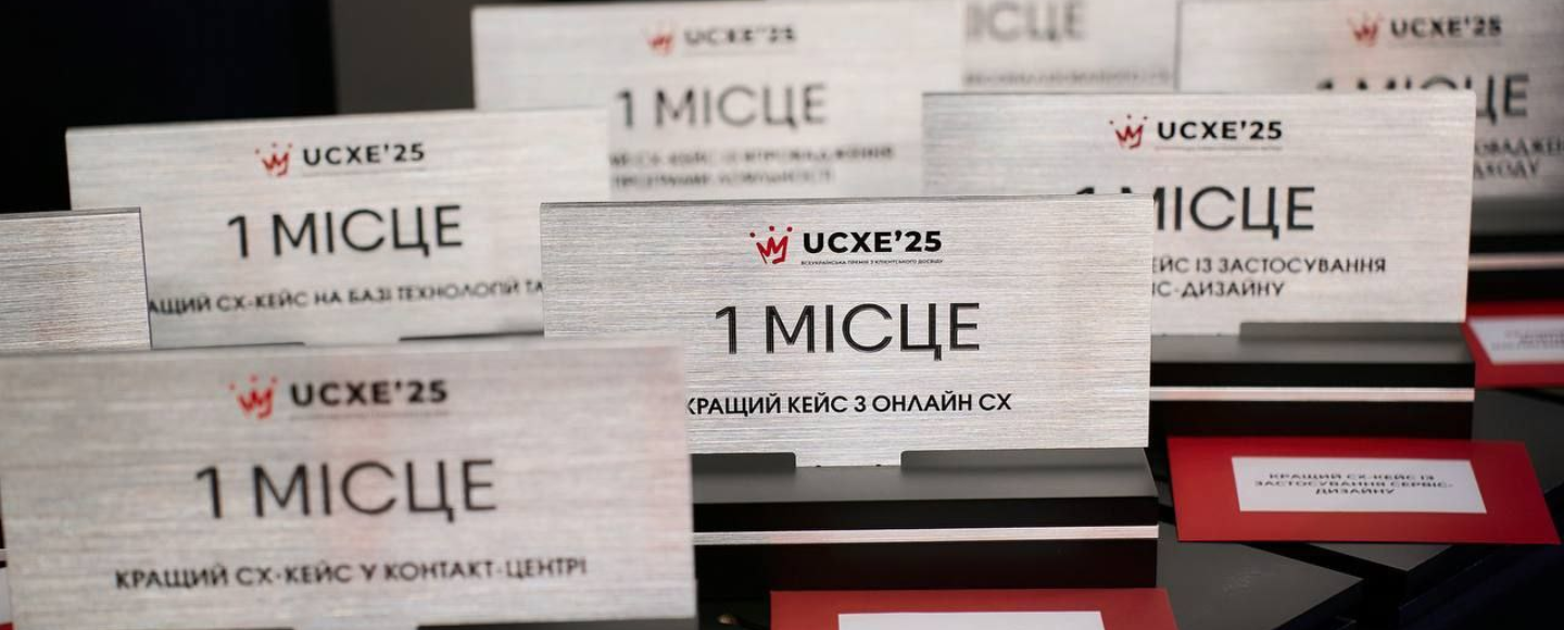 Найкращі компанії України у сфері клієнтського досвіду: оголошено переможців Ukrainian CX Excellence’2025