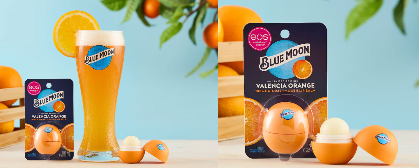 Blue Moon та eos перетворили пиво на бальзам для губ