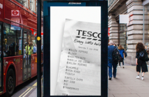 Tesco перетворила чеки покупок на слова підтримки