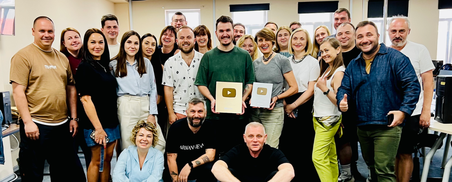Ютуб-канал «Ми — Україна» отримав золоту кнопку YouTube