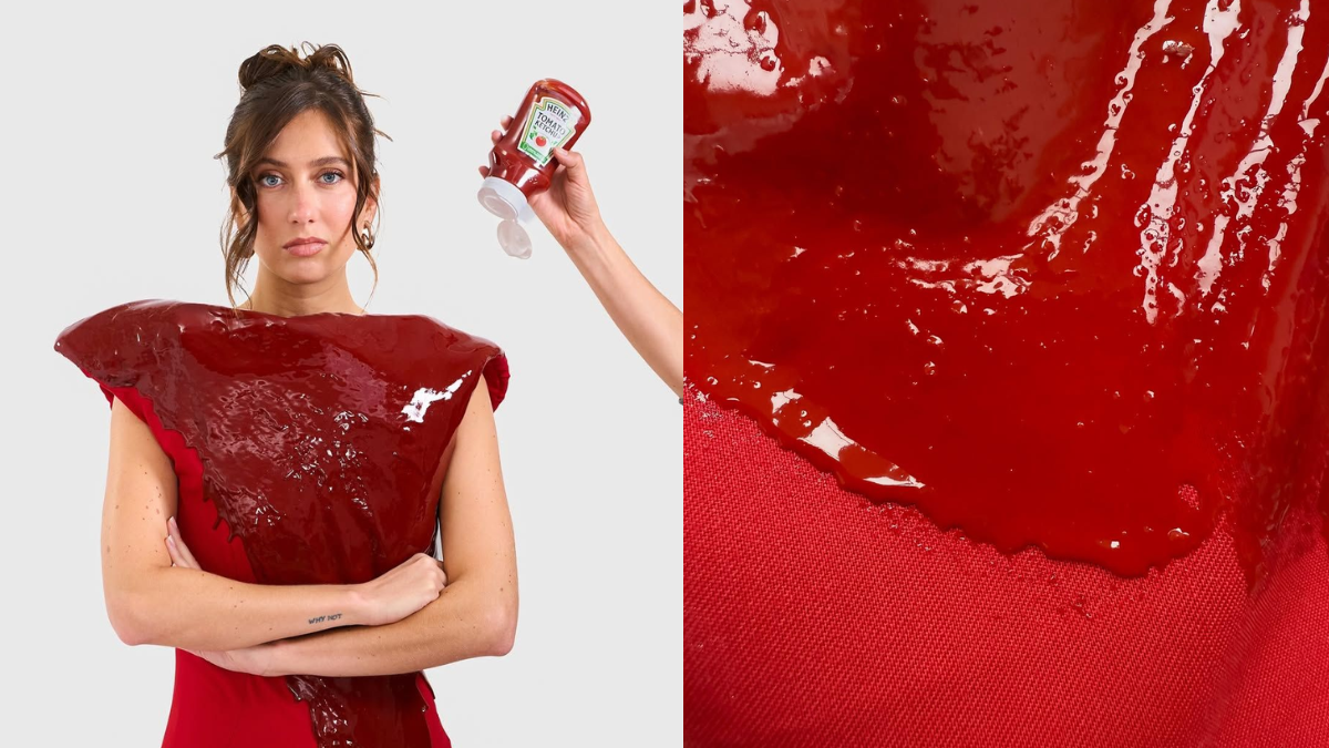 Heinz створив сукню з «кетчупом»