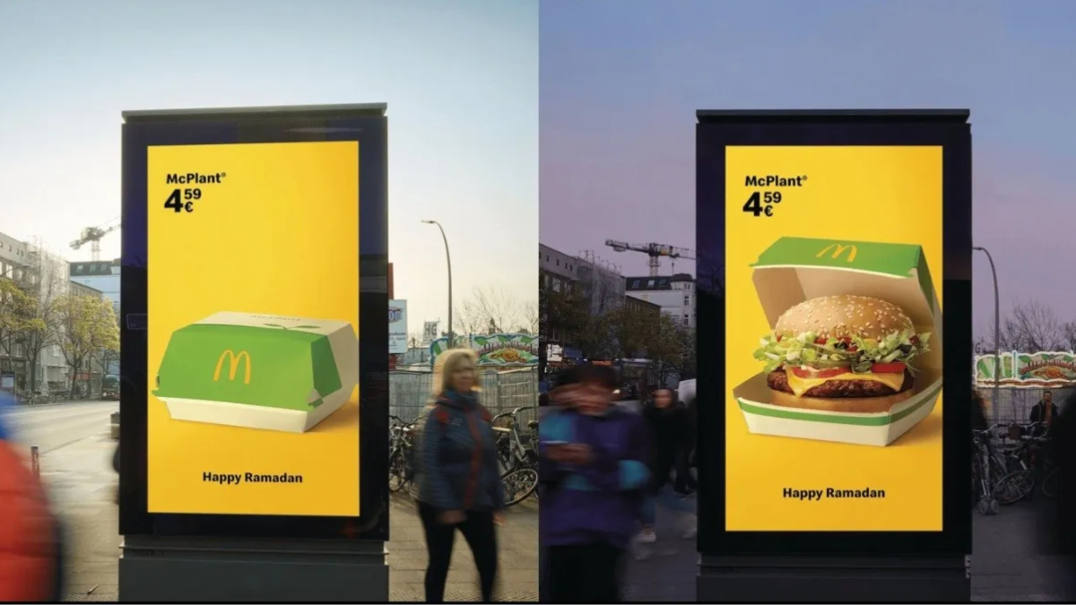 McDonald’s створив постери до Рамадану, де їжа з’являється тільки після заходу сонця