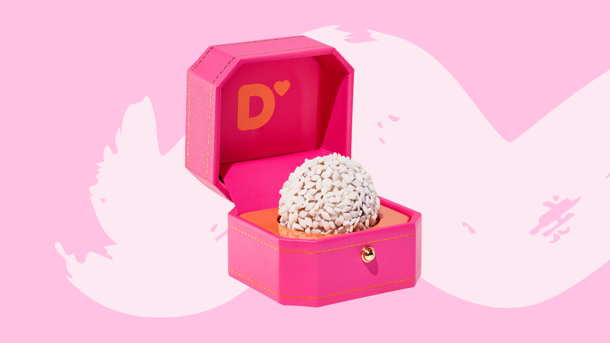 Dunkin’ создал пончик для предложения руки и сердца
