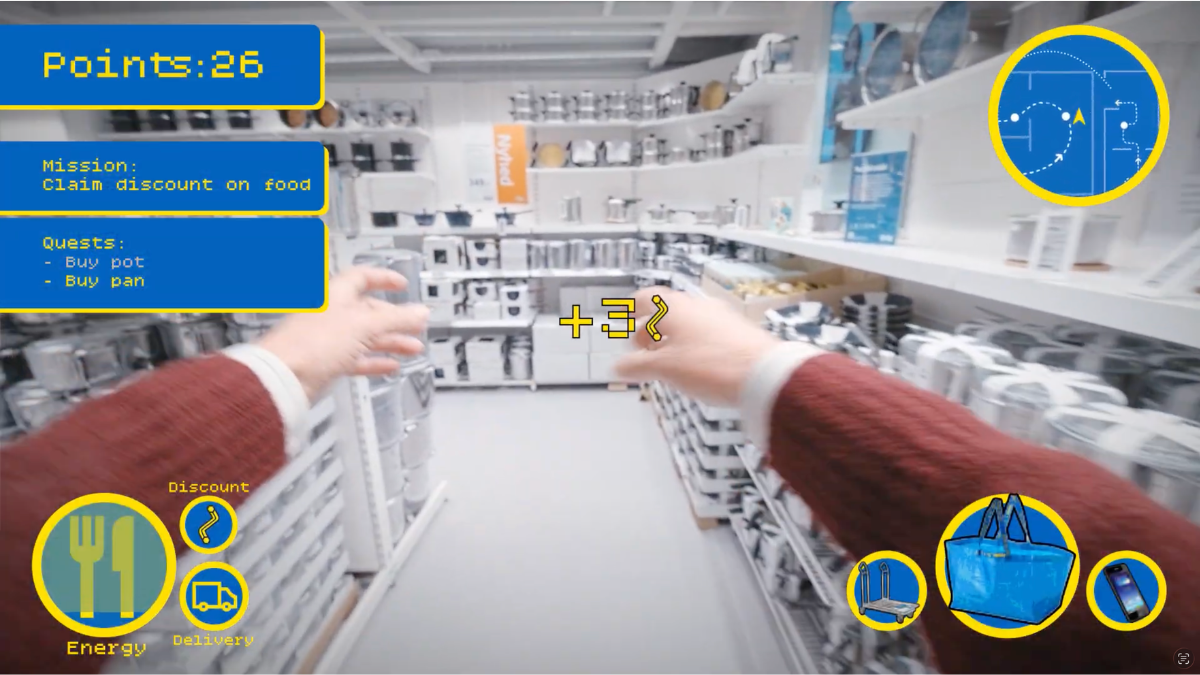 IKEA зобразила накопичення балів у програмі лояльності як гру