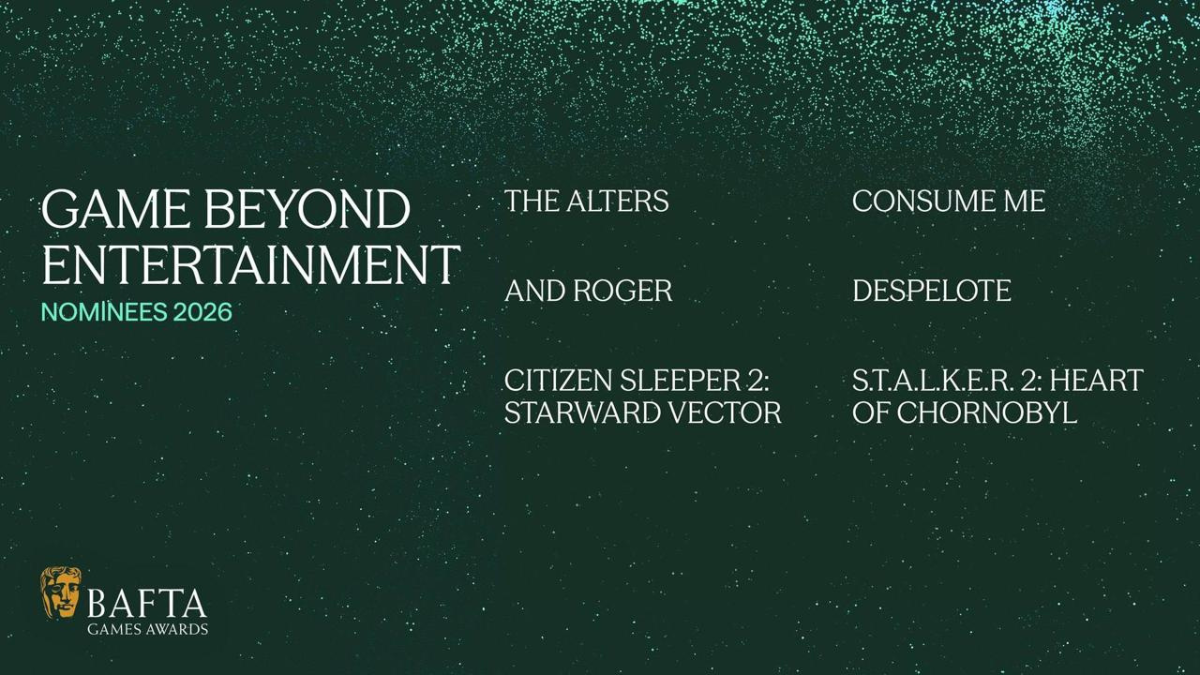 Українська гра S.T.A.L.K.E.R. 2: Heart of Chornobyl стала номінантом премії BAFTA Games Awards 2026