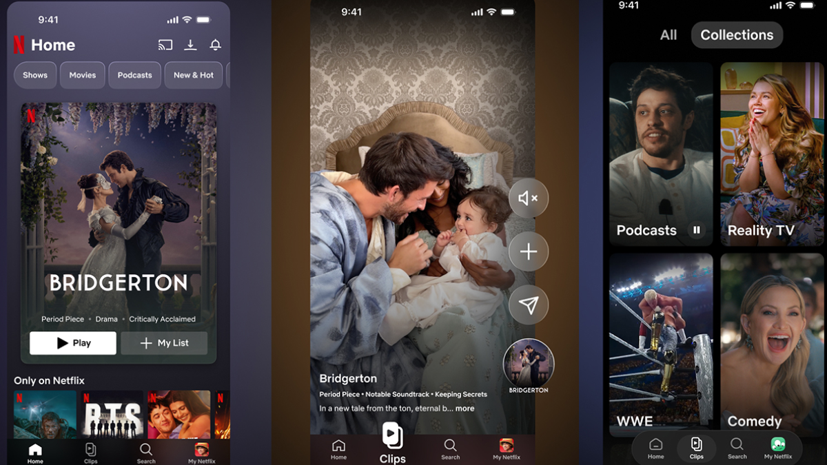 Netflix запустив вертикальну стрічку відео, як у TikTok